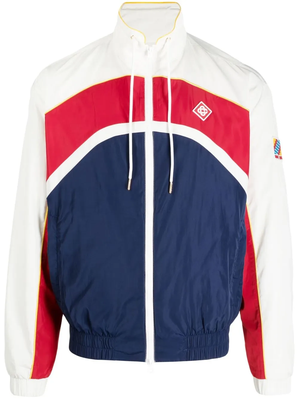 

Casablanca colour-block track jacket - Blue