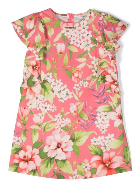 TWINSET Kids - all-over floral print dress