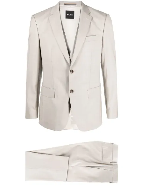BOSS single-breasted three-piece suit