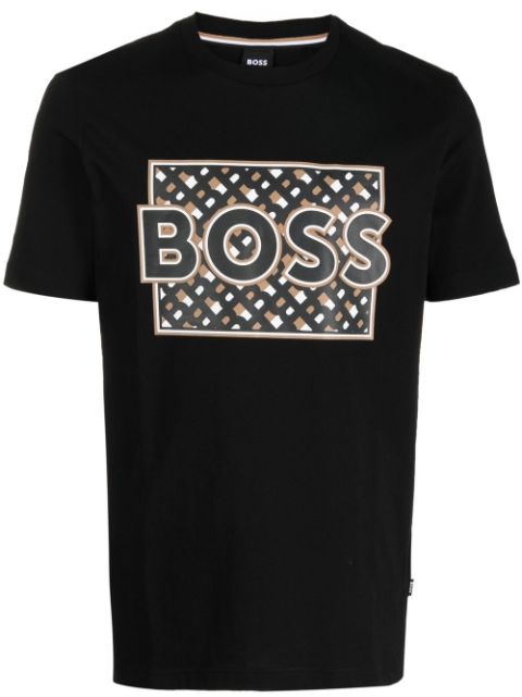 BOSS - logo-print t-shirt