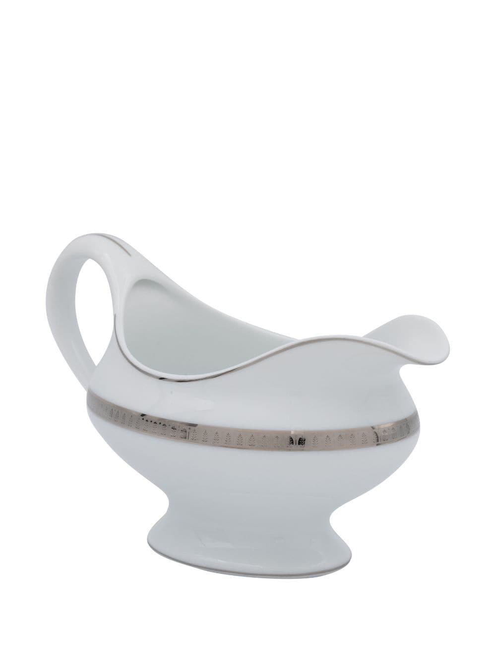 Shop Christofle Malmaison Platine Gravy Boat In Silber