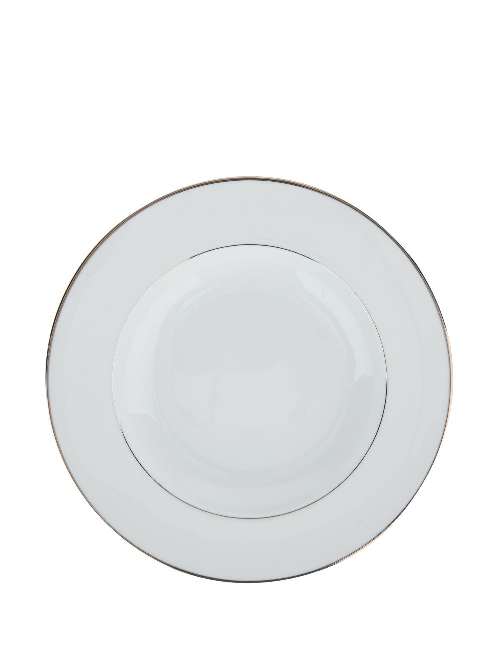 Shop Christofle Albi Rimmed Soup Plate In Silver