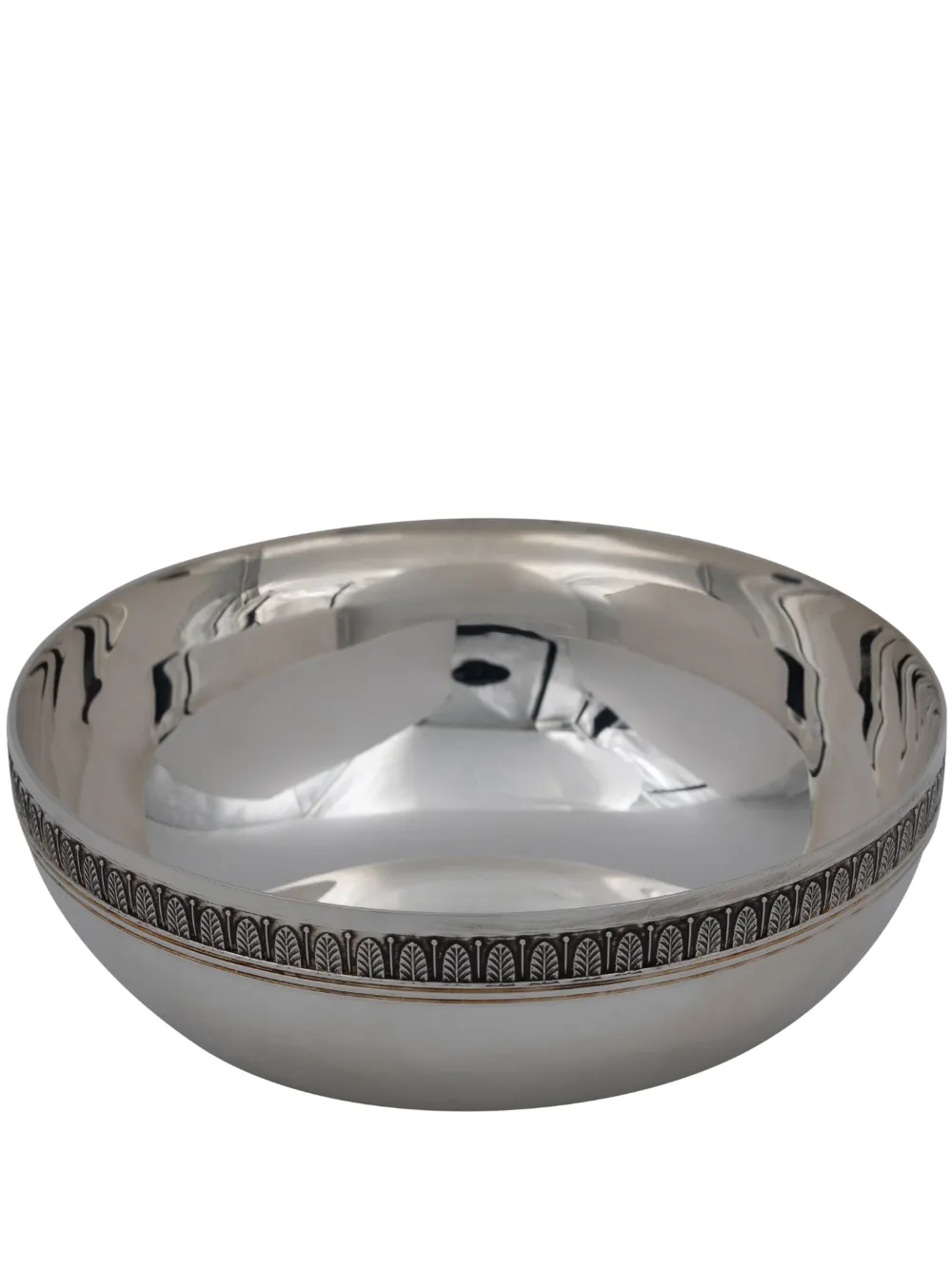 Christofle Malmaison Round Bowl In Silver