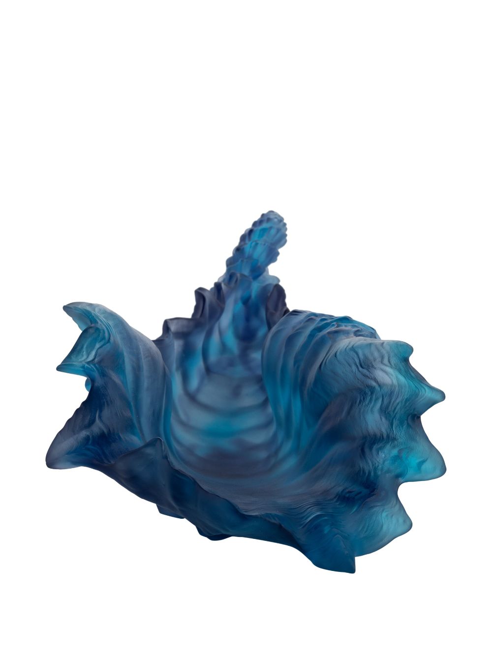 Shop Daum Mer De Corail Centerpiece Sculpture In Blue