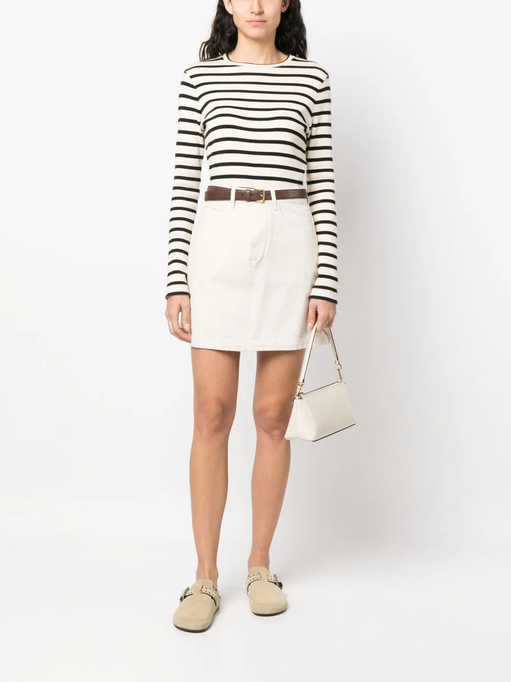 A.P.C. Denim mini-rok - Beige