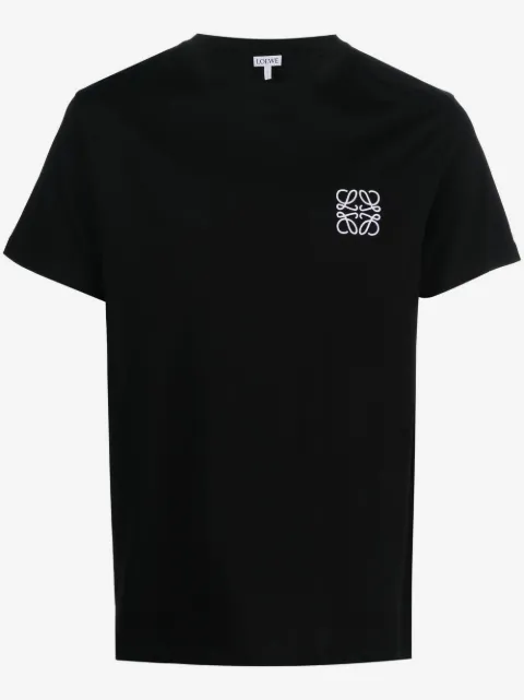 LOEWE Anagram embroidered cotton T-shirt
