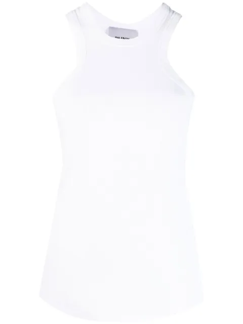 Halfboy crew-neck cotton tank top