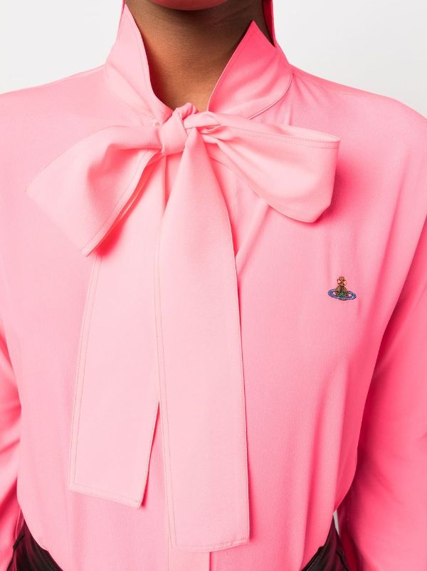 Vivienne Westwood long-sleeve pussy-bow Shirt - Farfetch