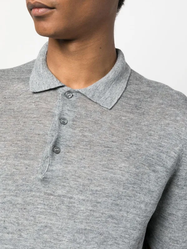 Merino polo outlet shirt short sleeve