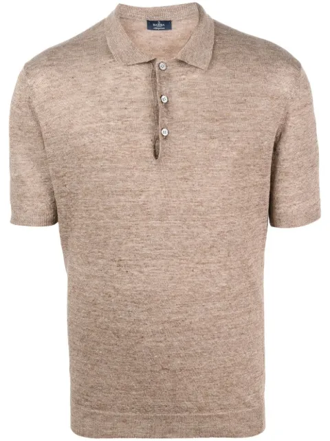 Barba short-sleeved polo shirt