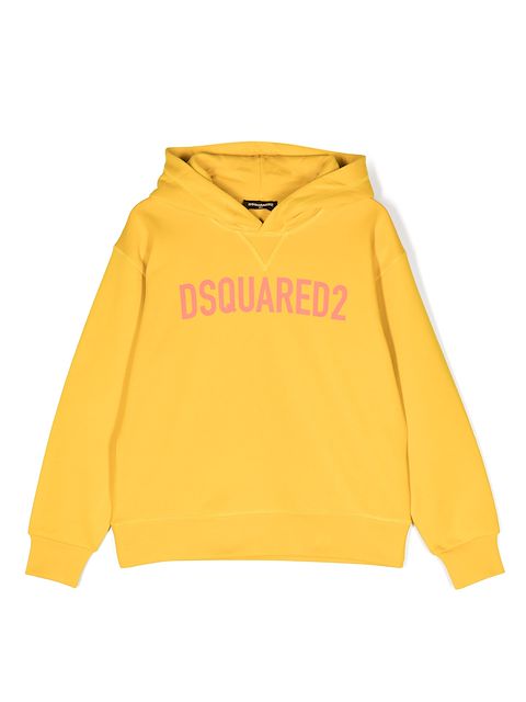 Dsquared2 Kids logo-print cotton hoodie