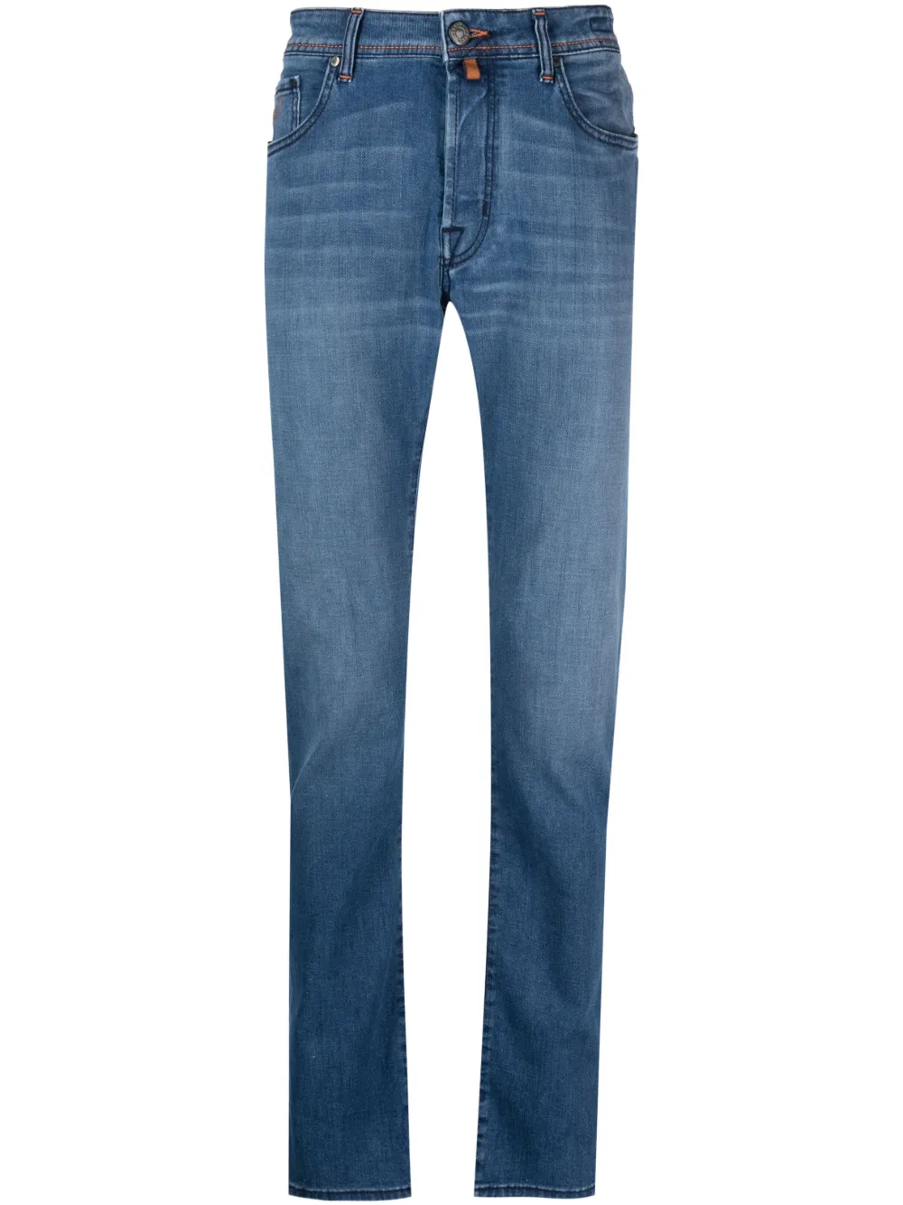 Jacob Cohen Straight-leg Denim Jeans In Blau