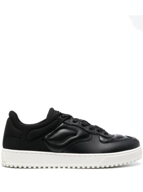 Emporio Armani quilted hybrid lace-up sneakers Men