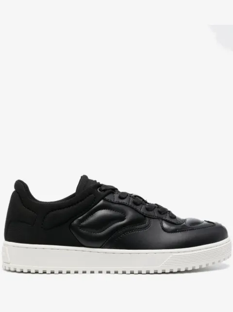 Emporio Armani quilted hybrid lace-up sneakers