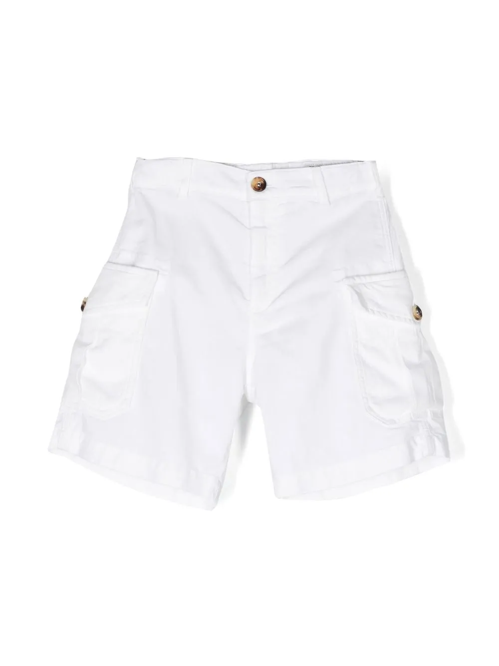 

Brunello Cucinelli Kids thigh-length cotton shorts - White