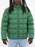 ERL printed quilted puffer jacket - Green