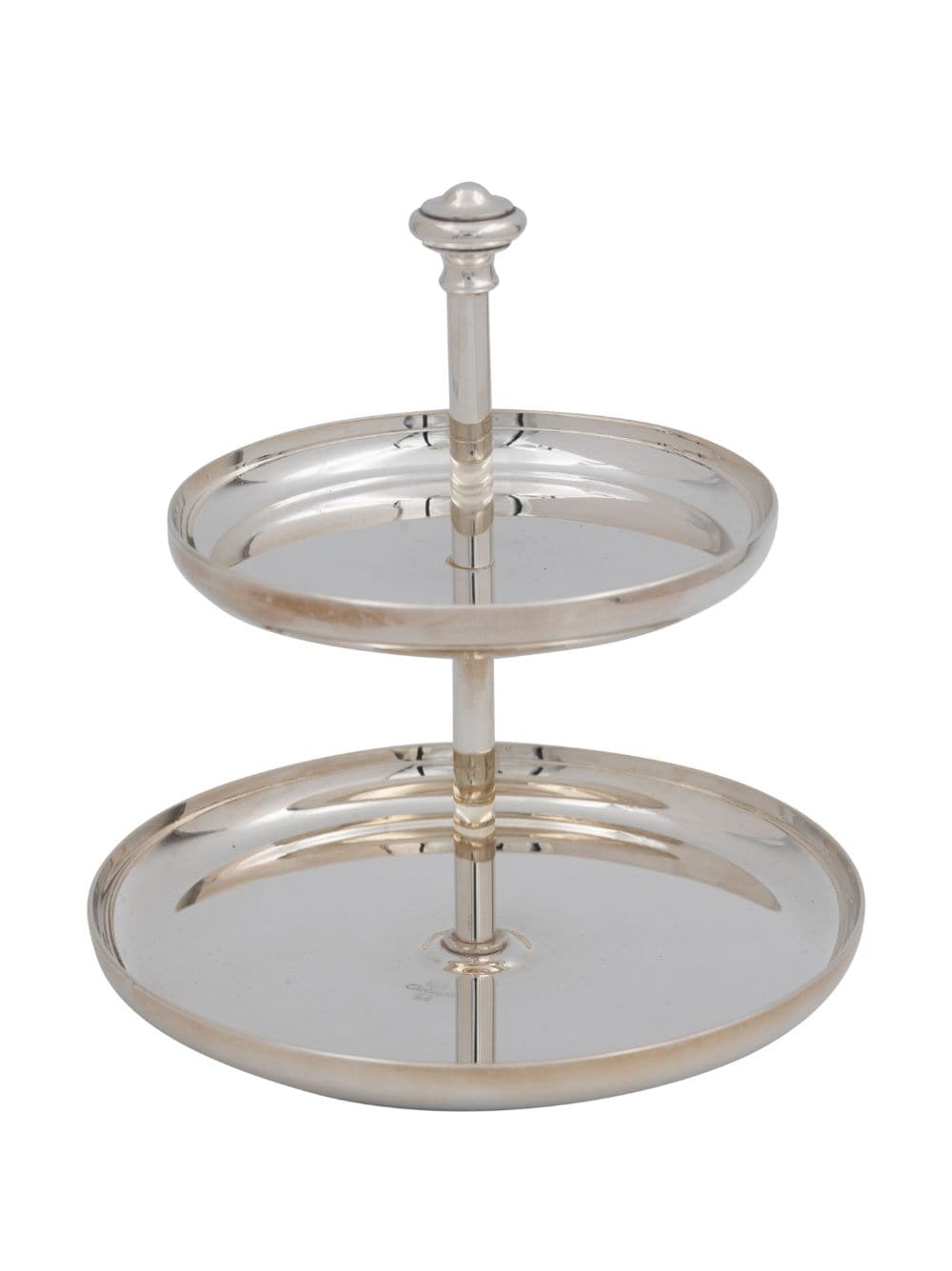 Shop Christofle Albi Pastry Stand Tier Set In Silver