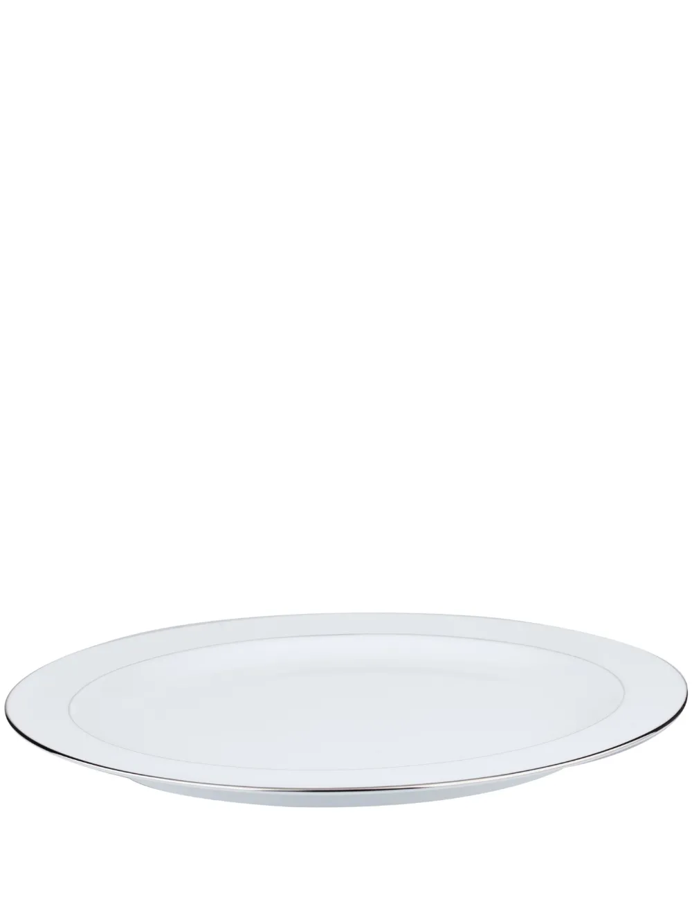 Christofle Albi Oval Plate In White