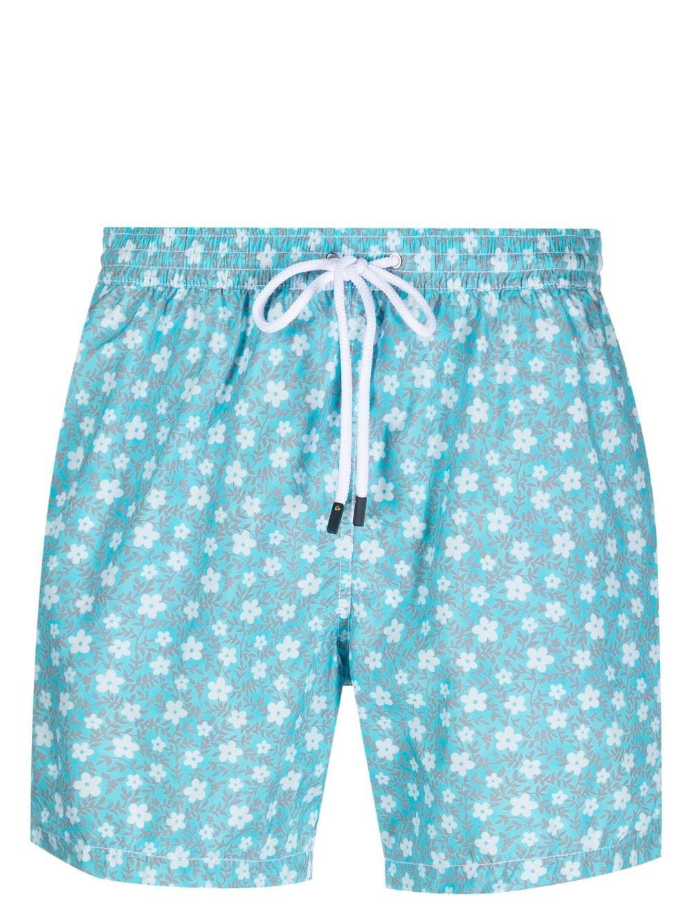 Barba Floral-print Swim Shorts In Blue