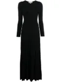 Michael Michael Kors pleated V-neck midi dress - Black