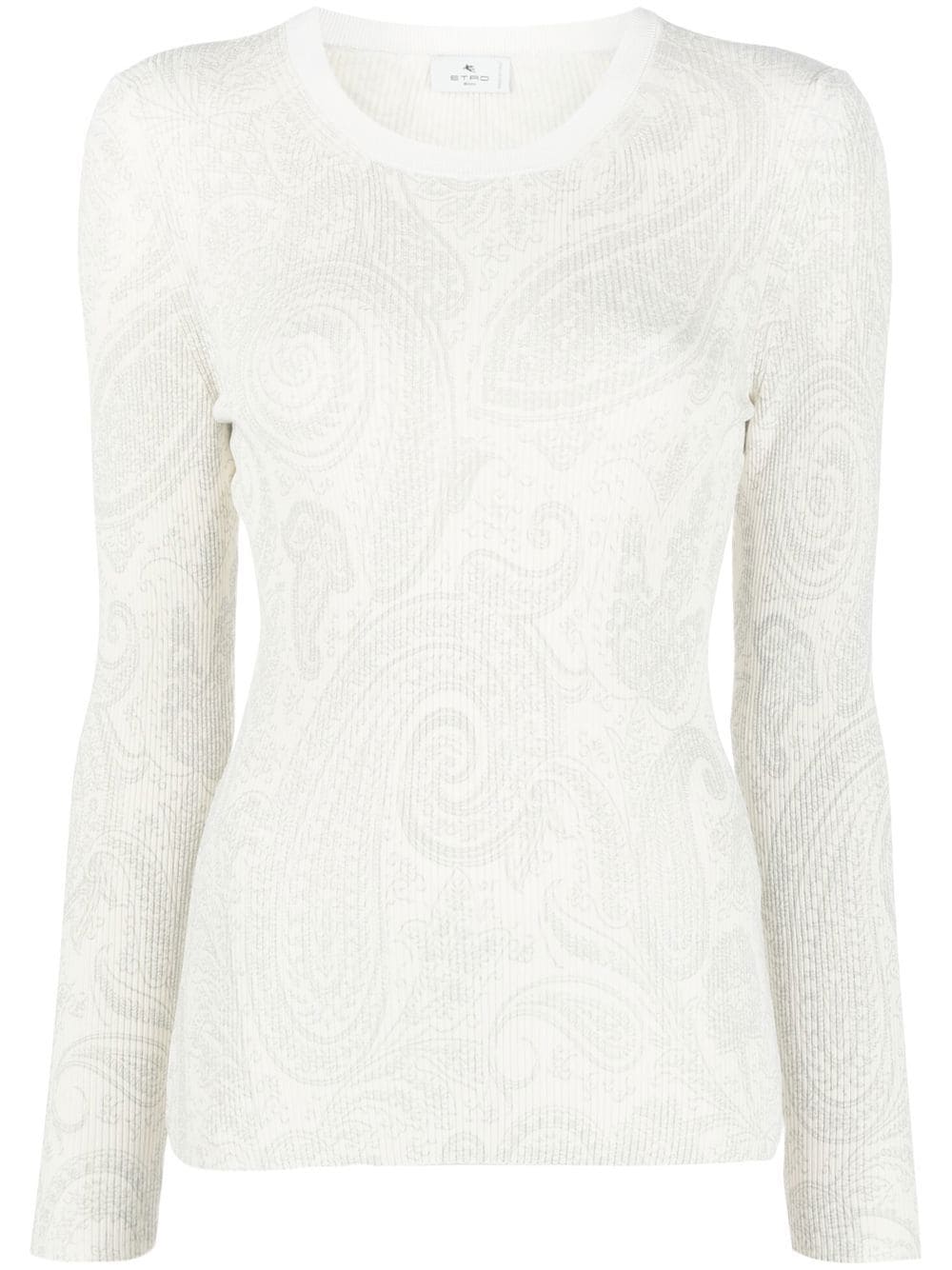 ETRO Paisley Ribbed Knitted Top - Farfetch