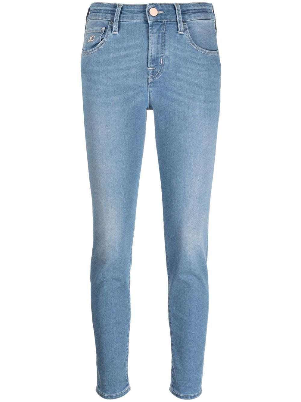 Jacob Cohen Washed Skinny Jeans In Blau