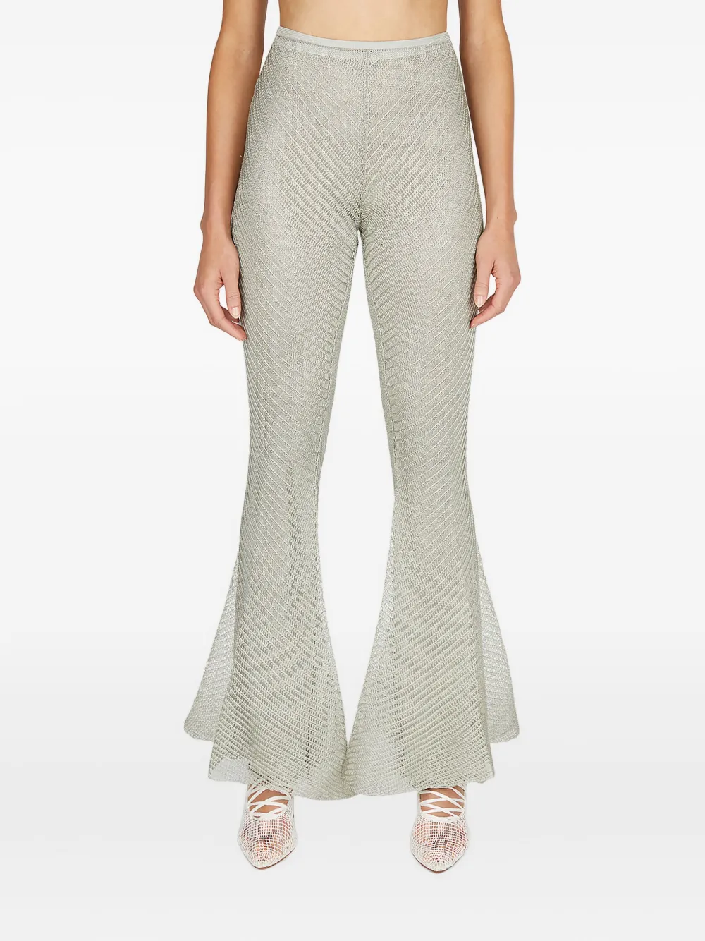 Isa Boulder Flared broek Grijs