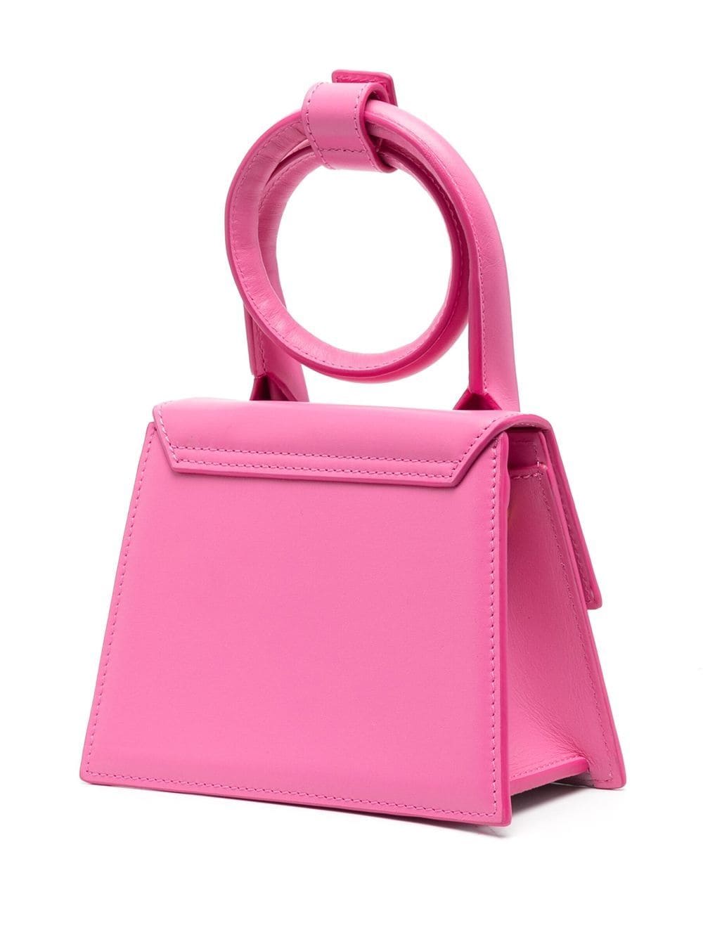 Shop Jacquemus Le Chiquito Noeud Coiled Bag In Pink