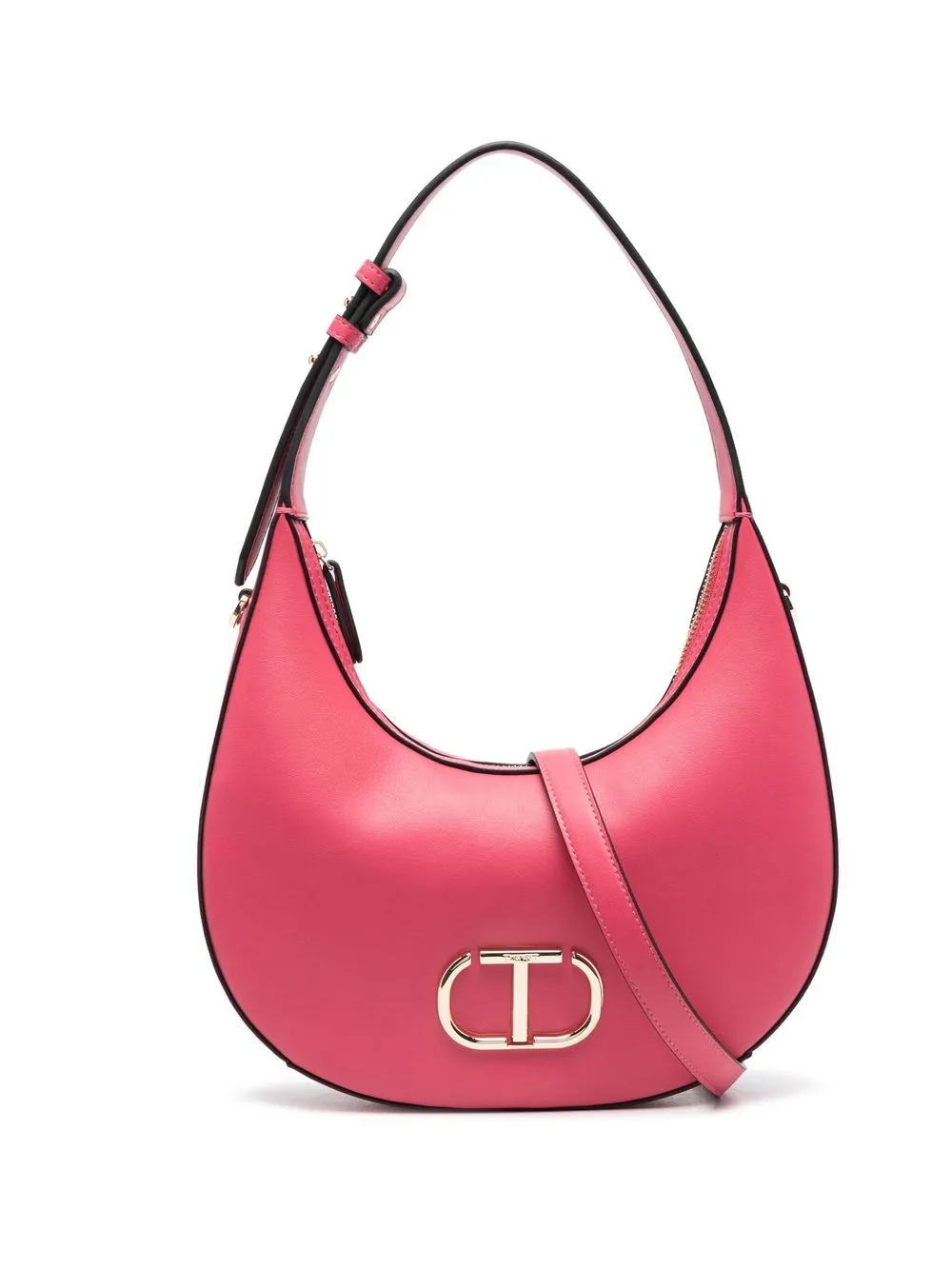 Twinset Logo-plaque Tote Bag In Rosa