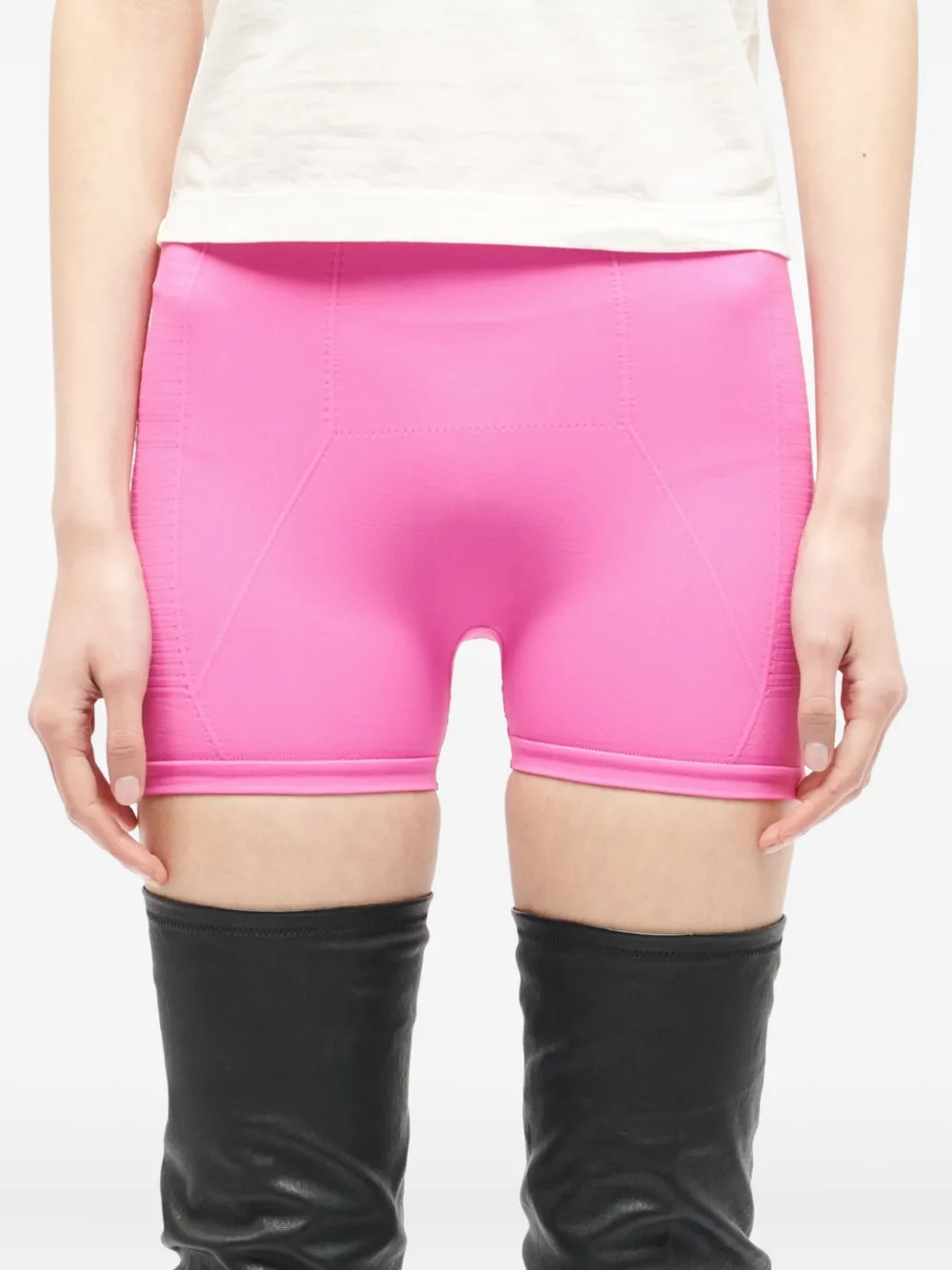 Rick Owens stretch-jersey cycling shorts | Pink | Image 1