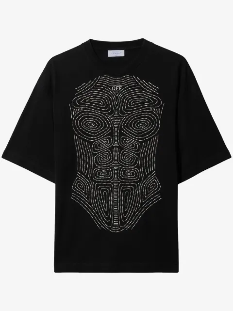 Off-White Body Stitch cotton T-shirt