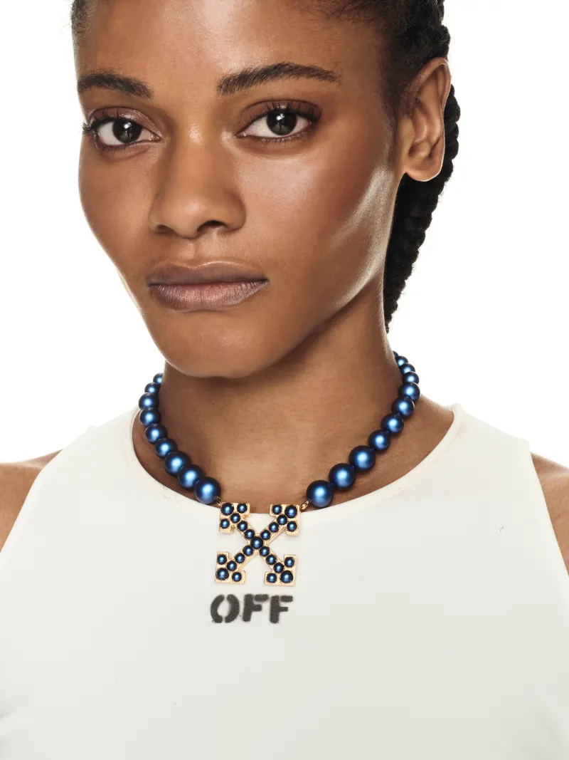 Pearls Pave' Necklace