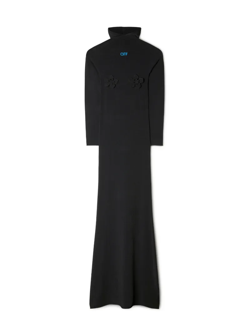 Langes Blumenkleid