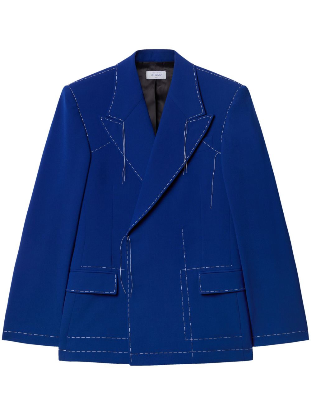 Off-White Stitch Tuxedo double-breasted Blazer - Farfetch