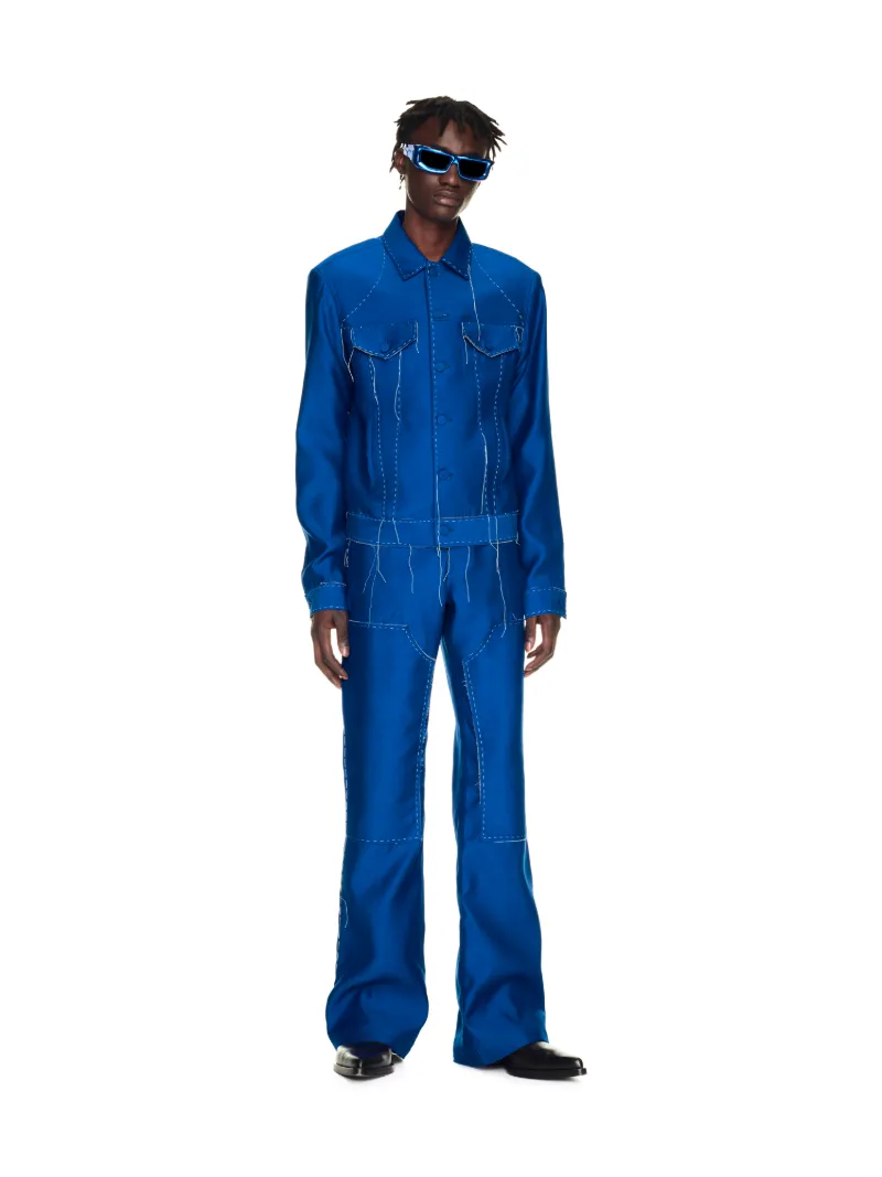 STITCH RELAXED CARPENTER PANT BLUE  NO C