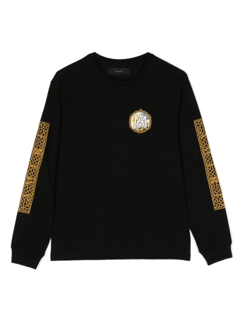 AMIRI KIDS graphic logo-print sweatshirt