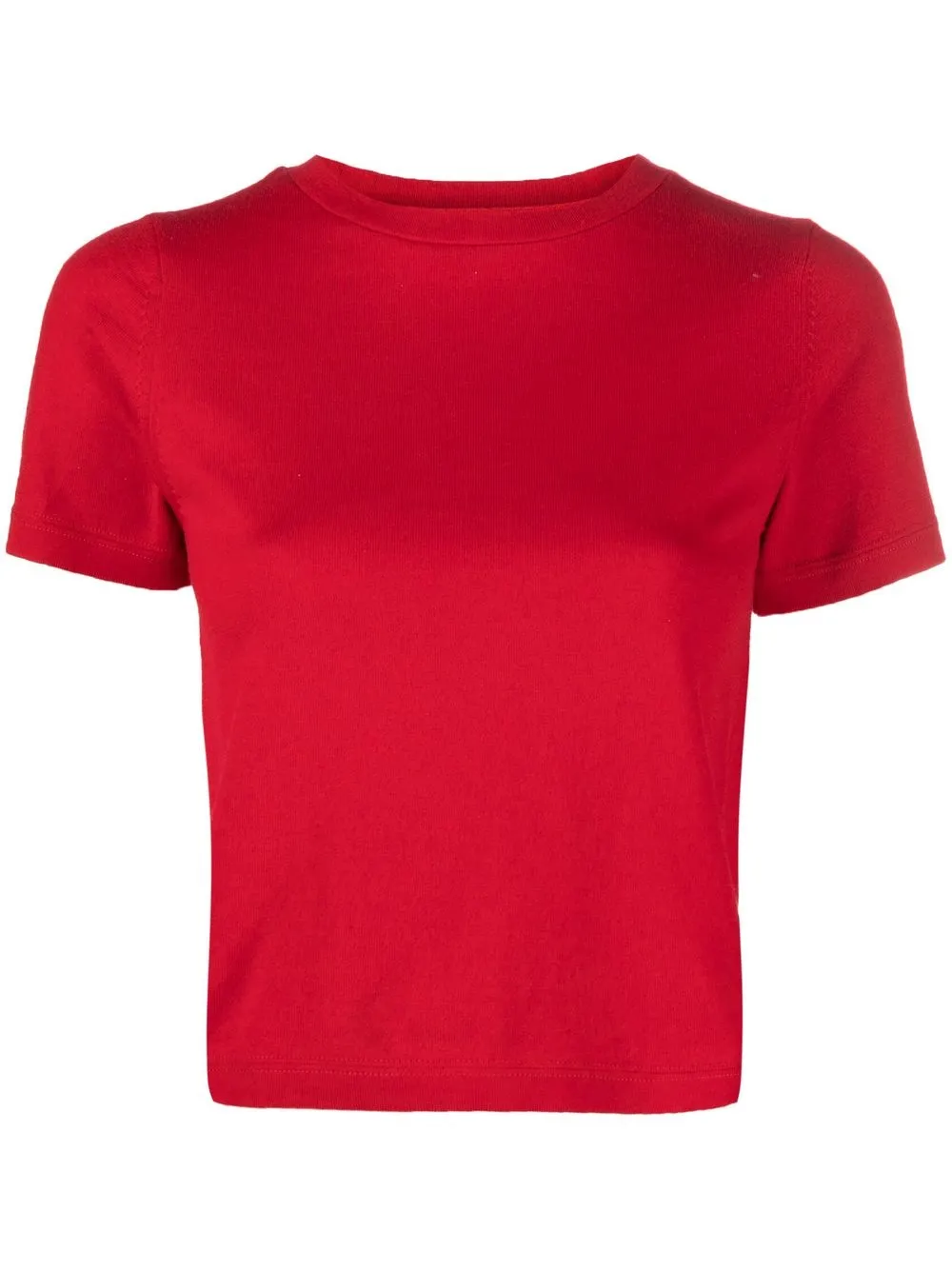 

extreme cashmere short-sleeve cashmere top - Red