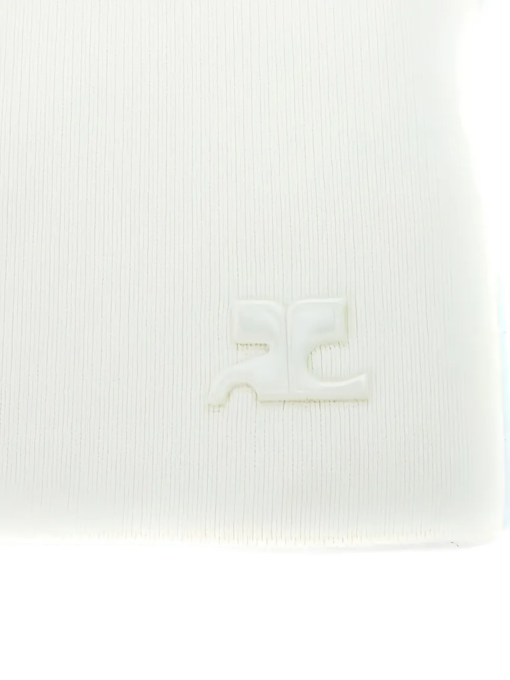 Courrèges Sjaal met logo Wit