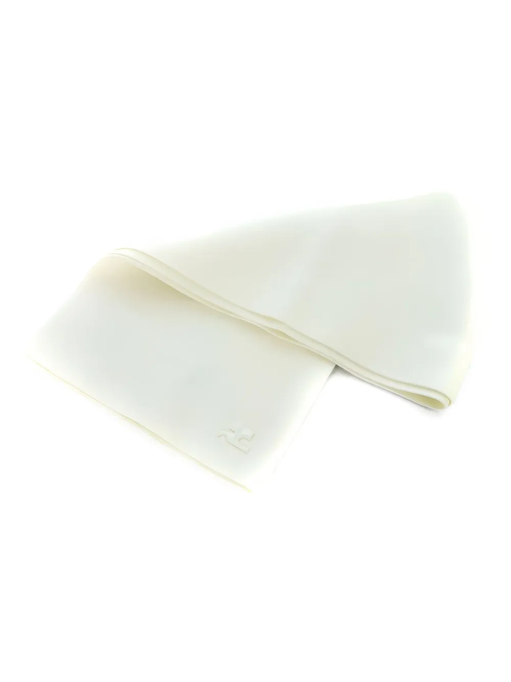 Courrèges Sjaal met logo Wit