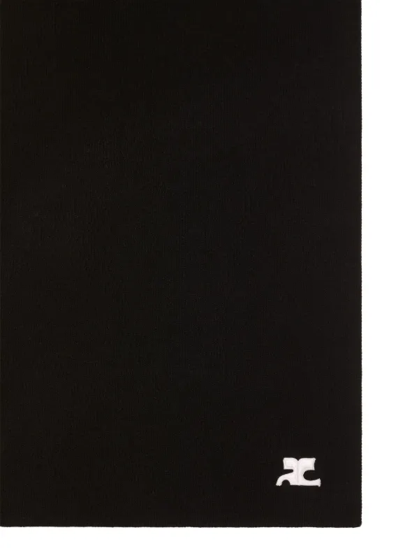 小物 COURREGES AC MILANO KNIT SCARF Courrèges AC Milano Knit Scarf | Black | FARFETCH