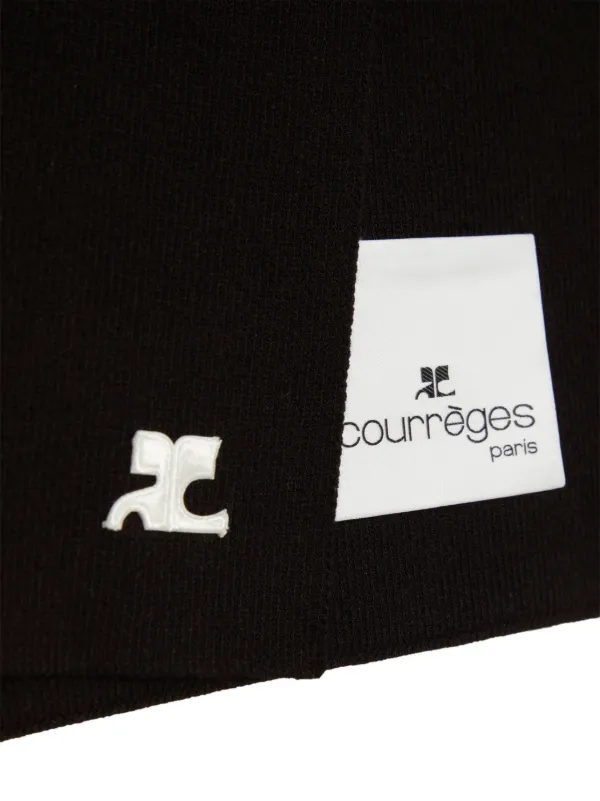 小物 COURREGES AC MILANO KNIT SCARF Courrèges AC Milano Knit Scarf | Black | FARFETCH