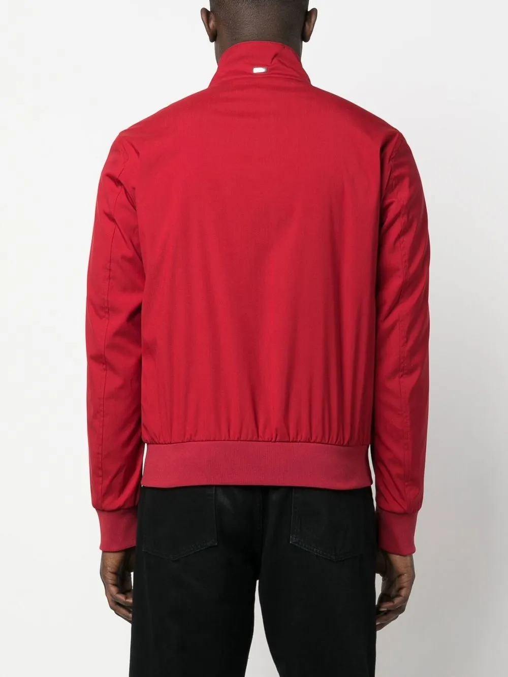 Herno Zip-up Bomber Jacket In Red