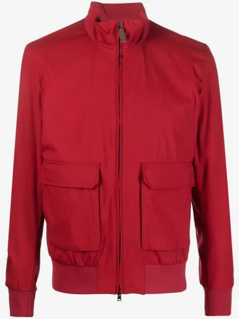Herno zip-up bomber jacket