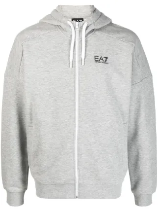 Ea7 discount zipped hoodie