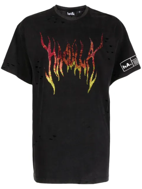 Haculla logo-print cotton T-shirt