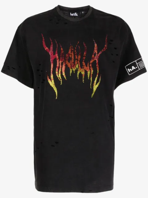 Haculla logo-print cotton T-shirt