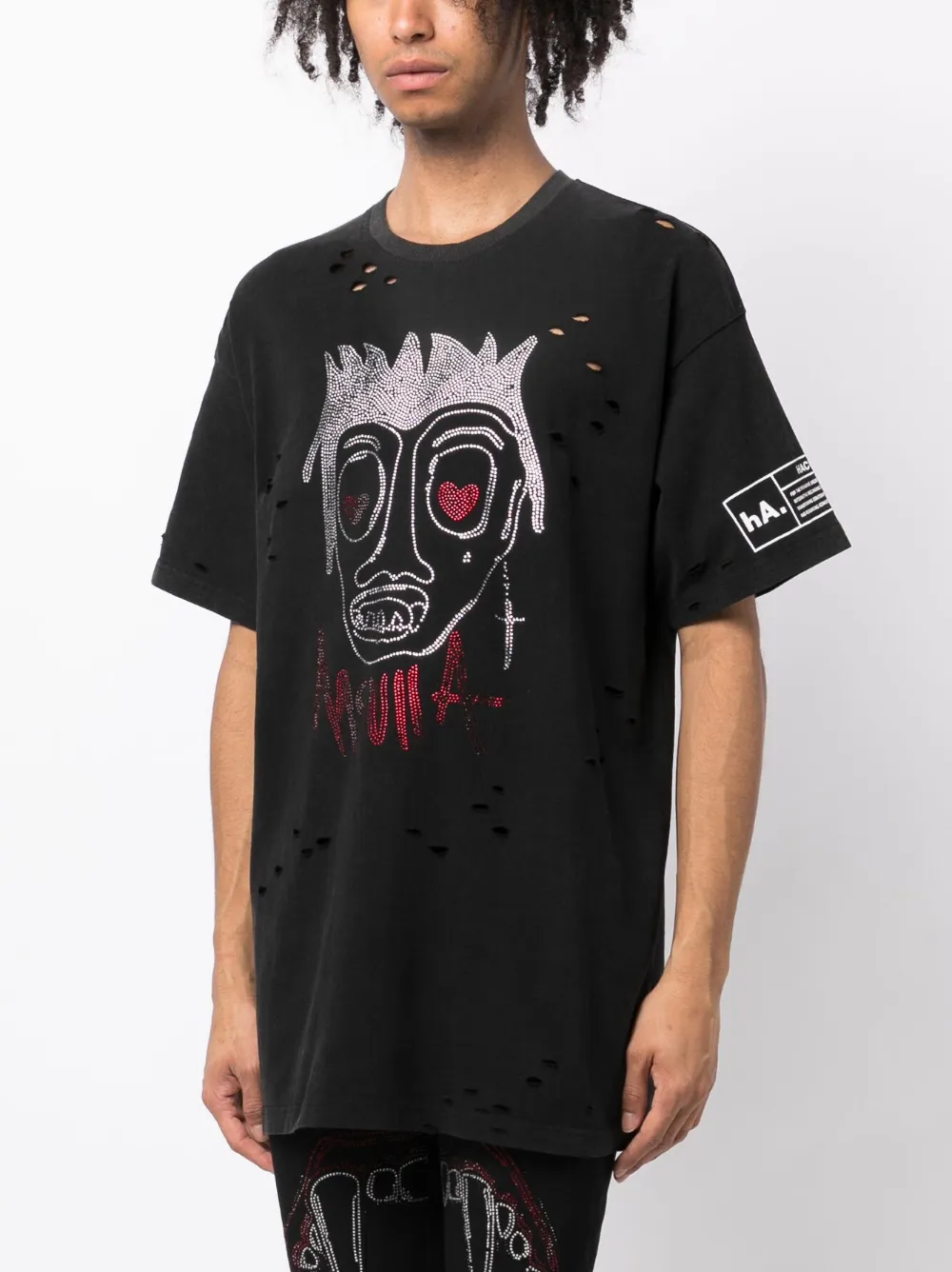 HACULLA HEART EYES FOR YOU STUDDED T-SHIRT