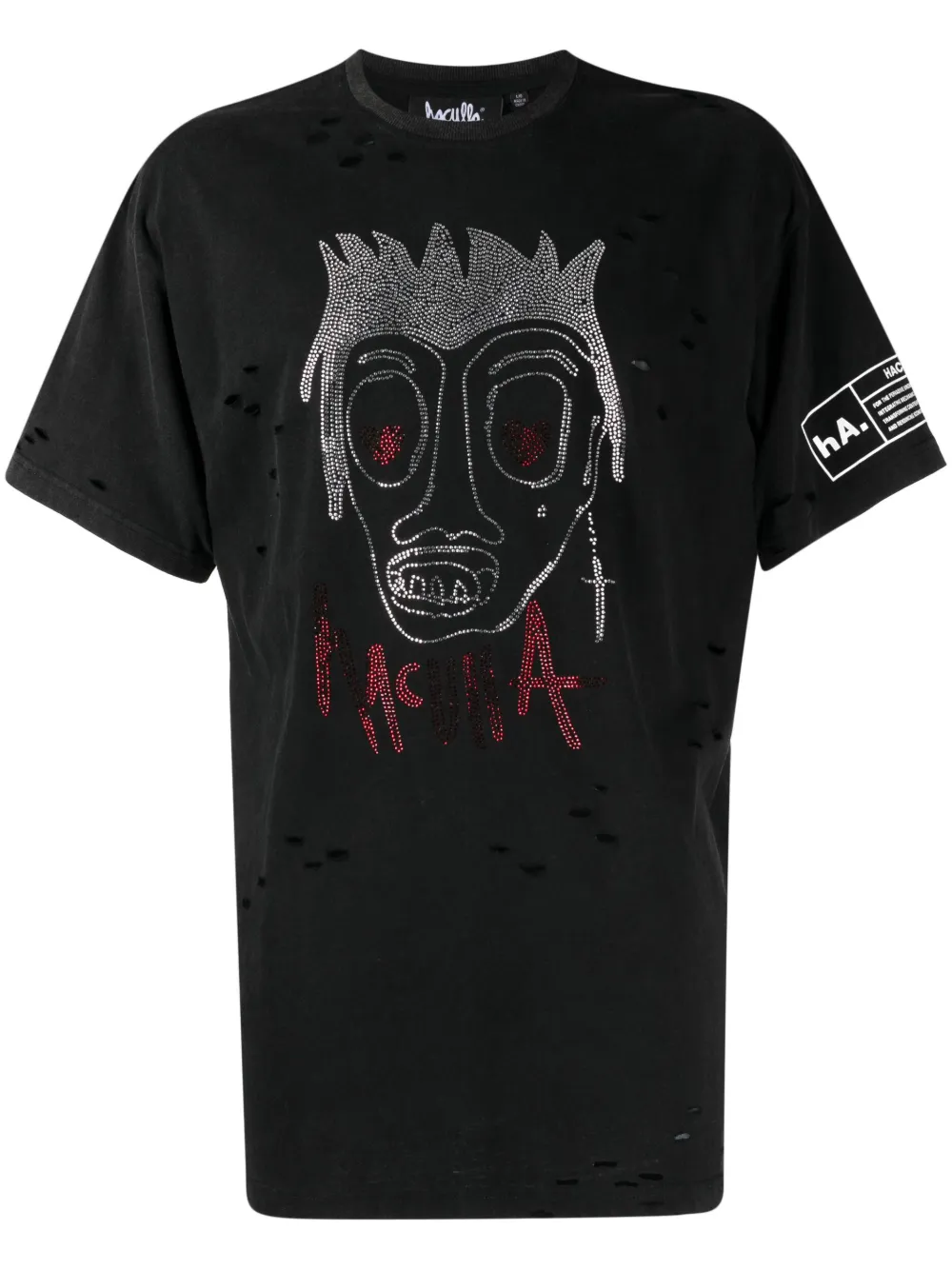 Haculla playera Heart Eyes For You | negro | Image 1