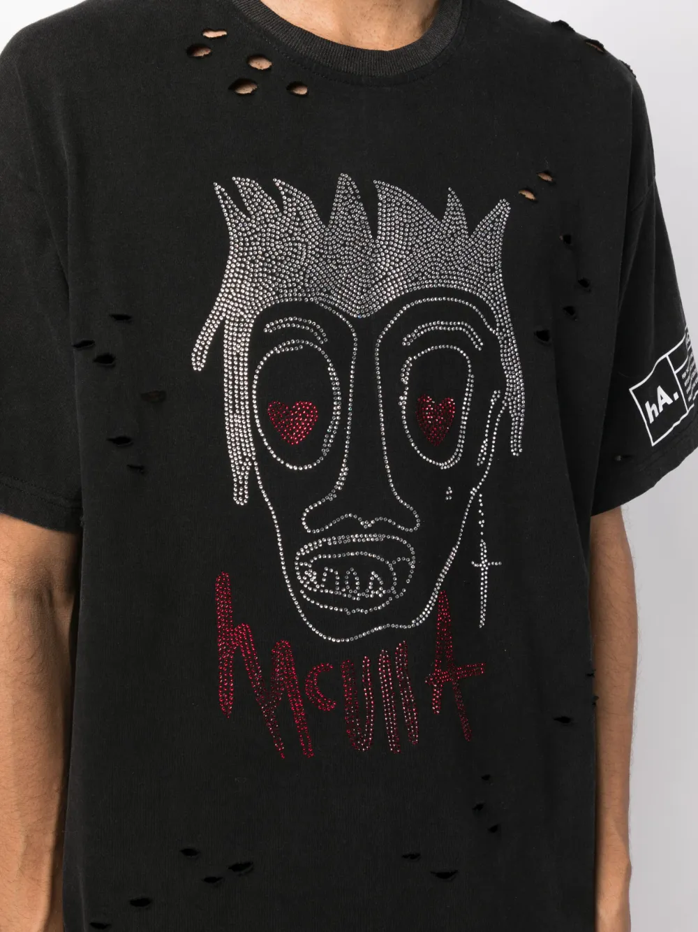 HACULLA HEART EYES FOR YOU STUDDED T-SHIRT
