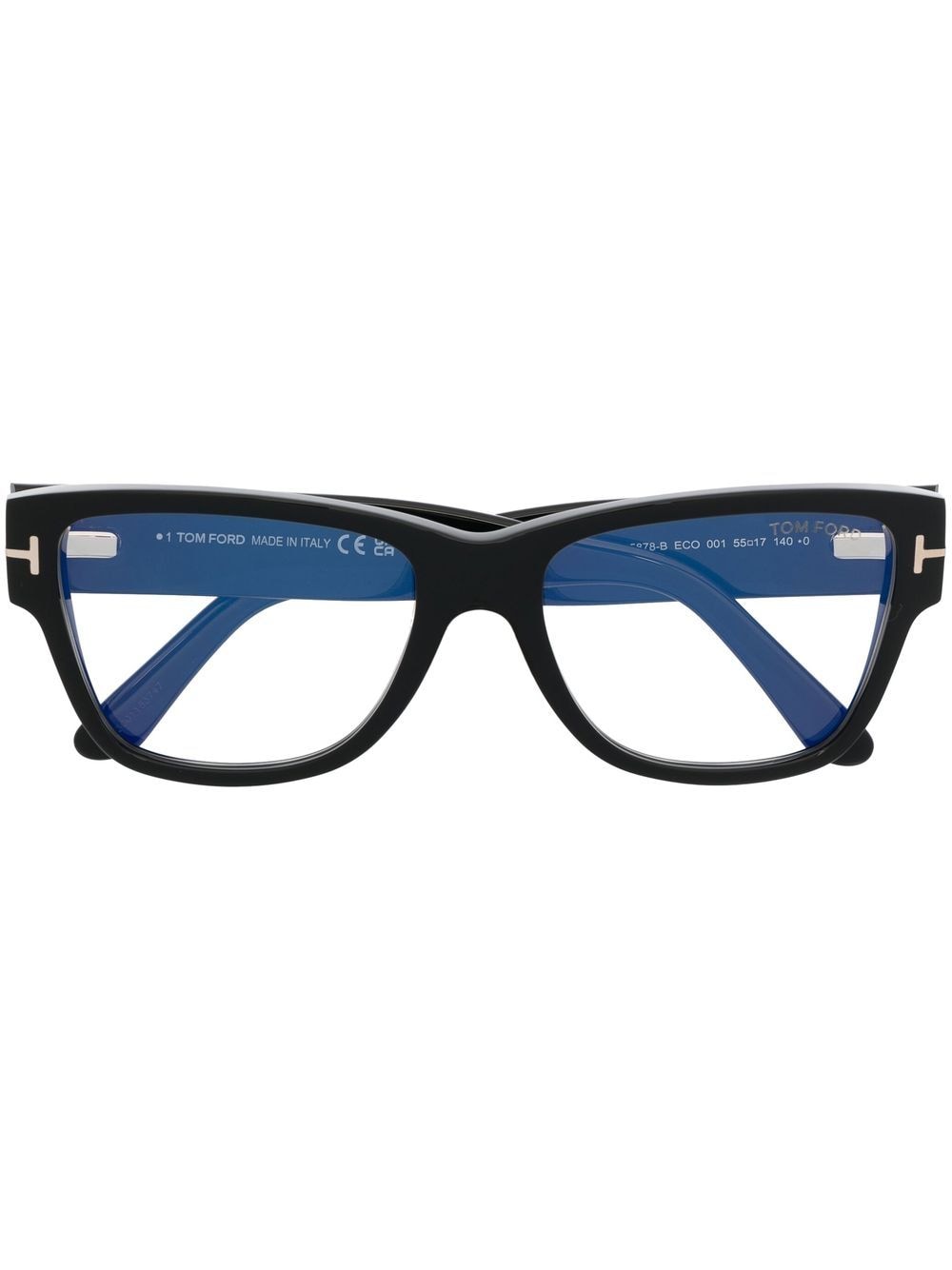 Image 1 of TOM FORD Eyewear cat-eye engraved-logo glasses